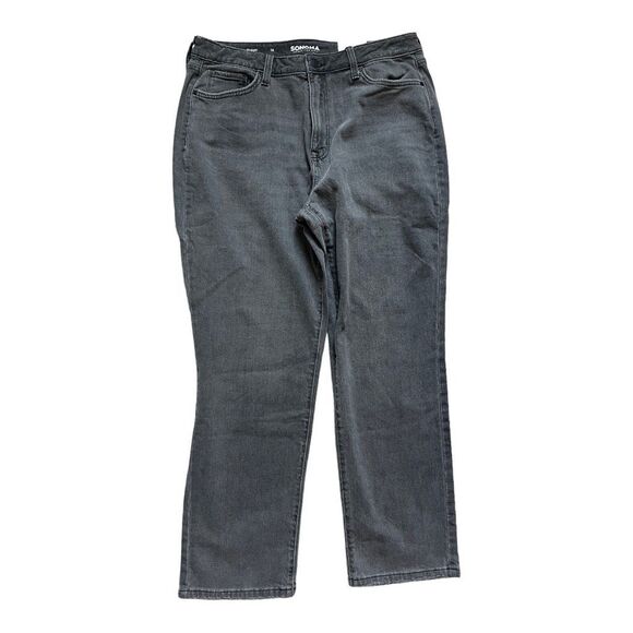 NWT Womens Sonoma Ultra High Rise Vintage-style Straight Leg Jeans - Sz 16 - Picture 3 of 3